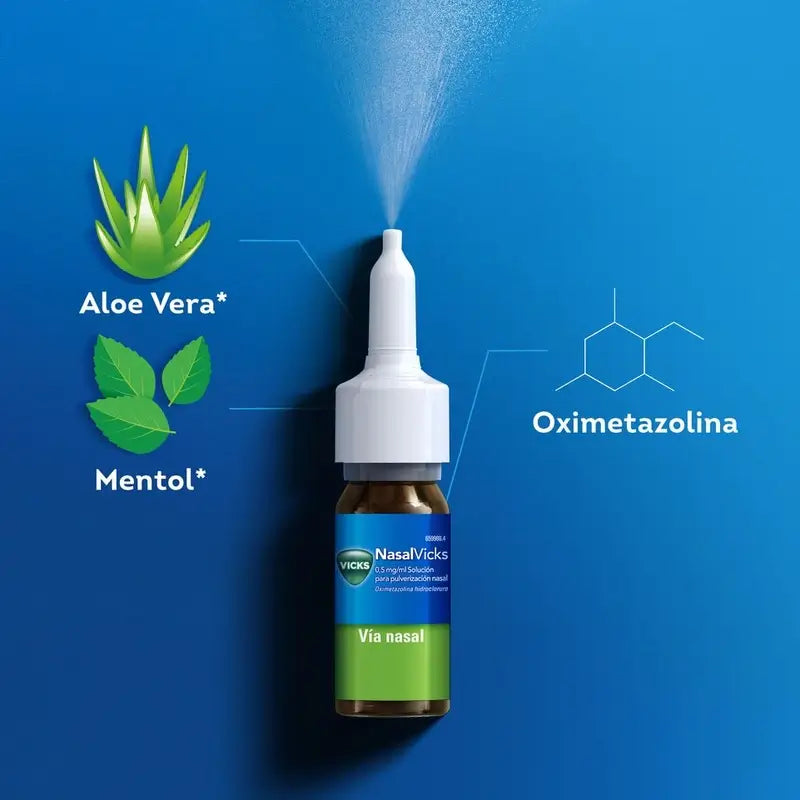 Nasalvicks 0,5 mg/ml Nébuliseur nasal, 15 ml