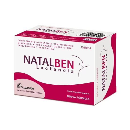Natalben Allaitement, 60 Capsules
