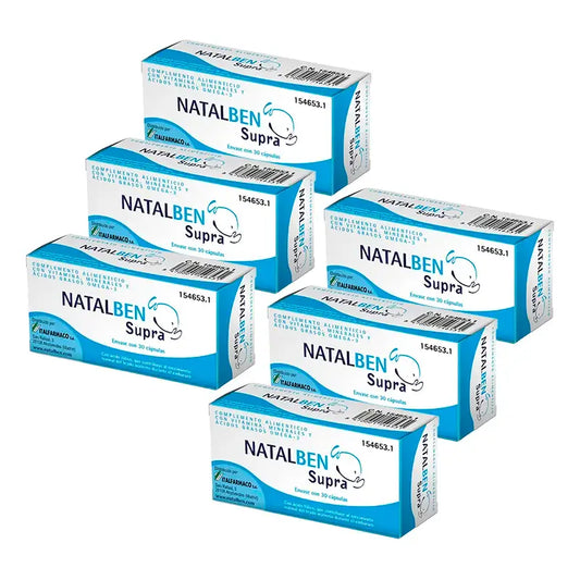 Natalben Supra Nutraceutical , 6 x 30 gélules