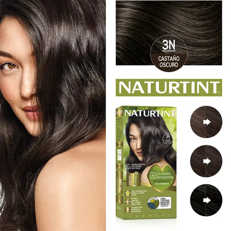 Naturtint Colorant permanent sans ammoniaque 3N - Marron foncé