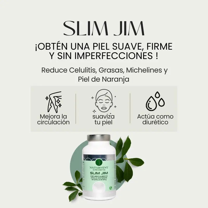 Naturvent Anti-Cellulite Slim Jim, 100 gélules