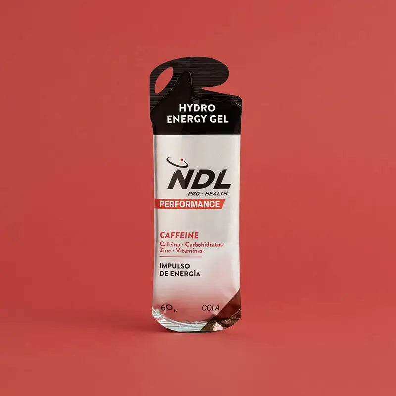 NDL Pro-Health Caffeinated Energy Gel Cola Flavour, Pack 12x60 grammes