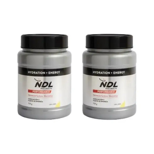 Ndl Pro-Health Hydratation & Energie Lime - Lemon Flavour, 2X750G