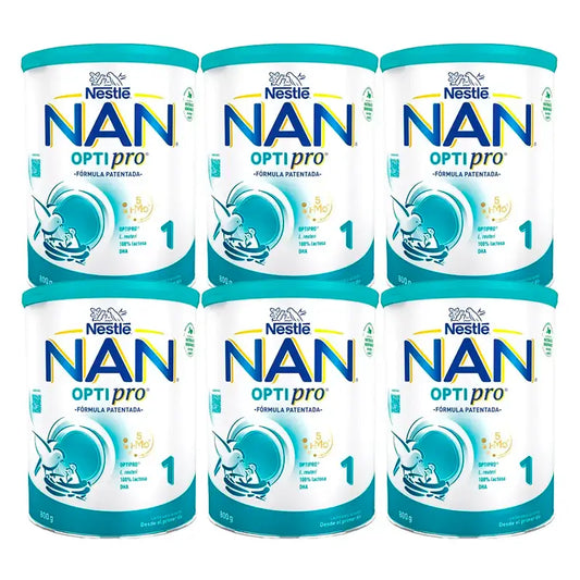 Nestlé Nan Optipro 1 Lait de démarrage, 6x800 g