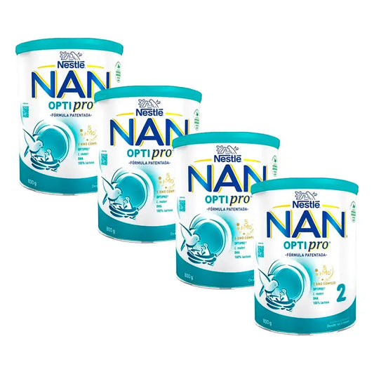 Lait de suite Nestlé Nan Optipro 2, paquet de 4X800g