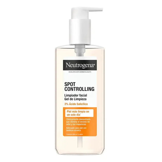 Neutrogena Gel nettoyant pour le visage contrôlant les taches, 200 ml