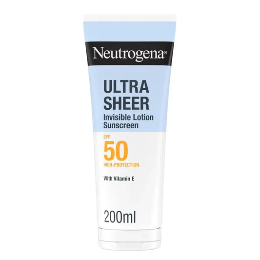 Neutrogena Ultra Sheer Moisturising Invisible Lotion Spf50, 200 ml