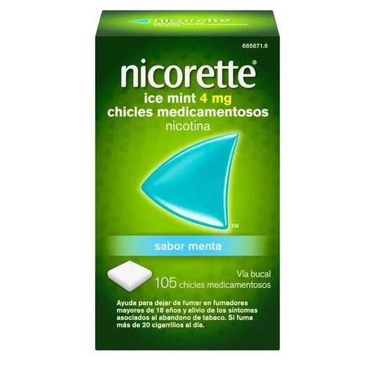 Nicorette Ice Mint 4 mg 105 Gomme à mâcher