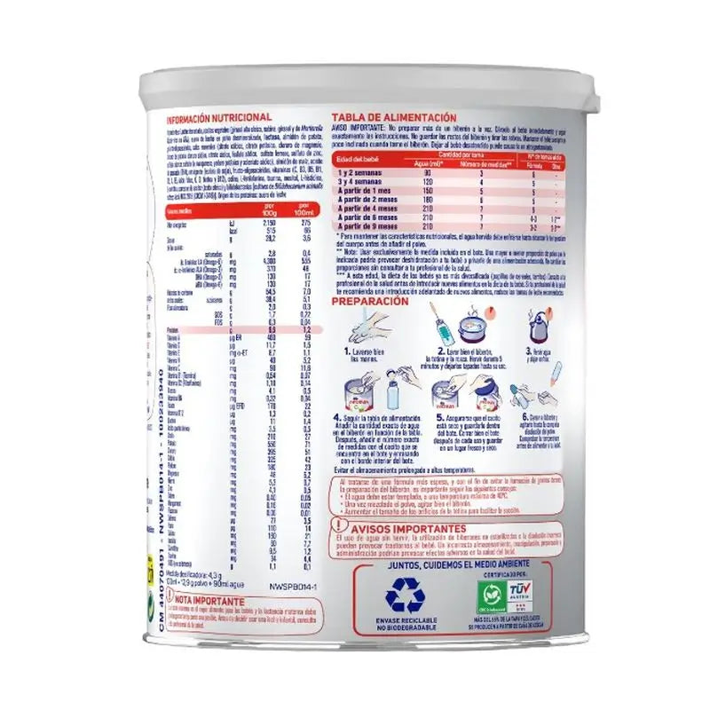 Nestlé Nidina Comfort Digest 1 lait en poudre 800 g