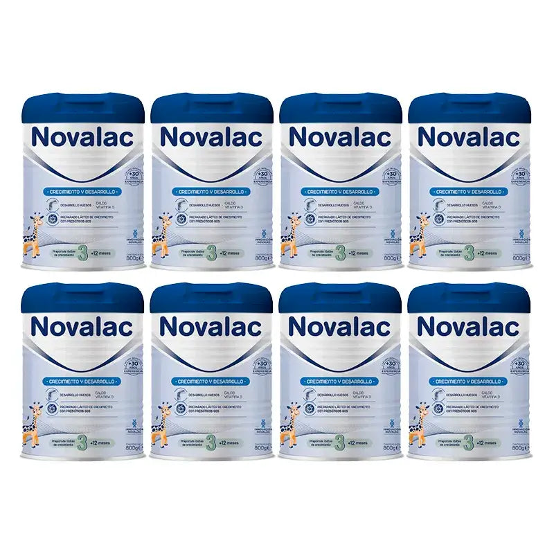 Novalac 3 Lait de croissance, 8X800g