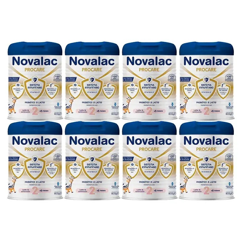 Novalac Procare 2 Lait de Continuation, 8X800 Gr