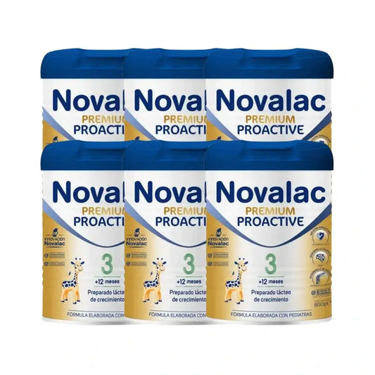 Novalac Premium Proactive 3 Lait de croissance, 6X800 Gr