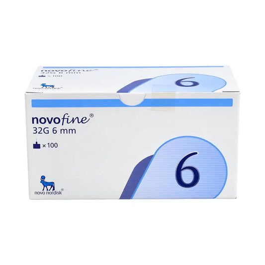 Novofine Aiguille à Insuline Novofine 32G 6Mm , 100 unités