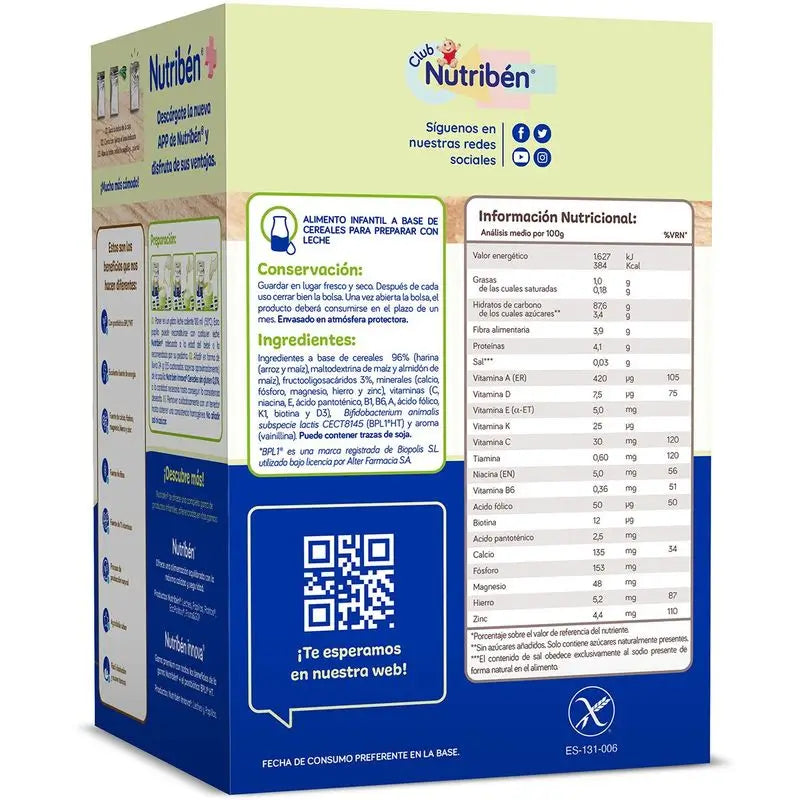 Nutriben Innova Zero% Céréales sans gluten, 500 g