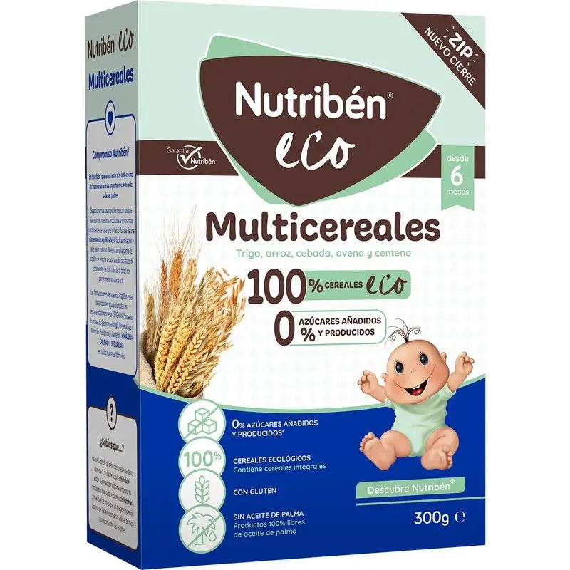 Nutriben Papilla Eco Multicéréales, 300 g