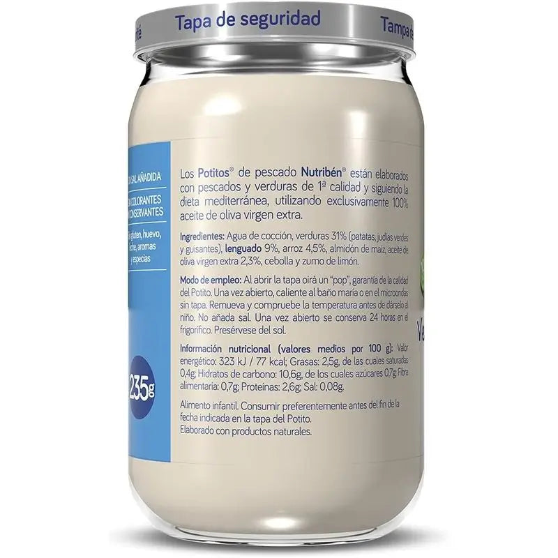 Nutriben Potito Légumes avec Sole 235g