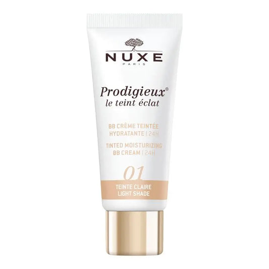 Nuxe Moisturising Bb Cream with Colour 24H, Prodigieux® Le Teint Éclat 30Ml - Light Shade