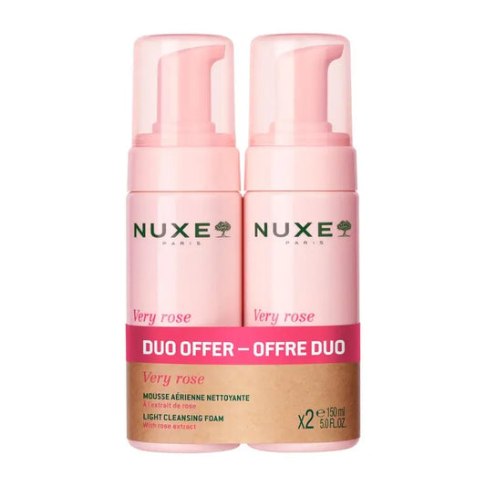 Nuxe Very Rose Mousse nettoyante douce 2X150Ml