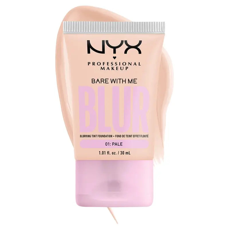 Nyx Bare With Me Blur Matte Finish Foundation Pale Shade, 30 ml
