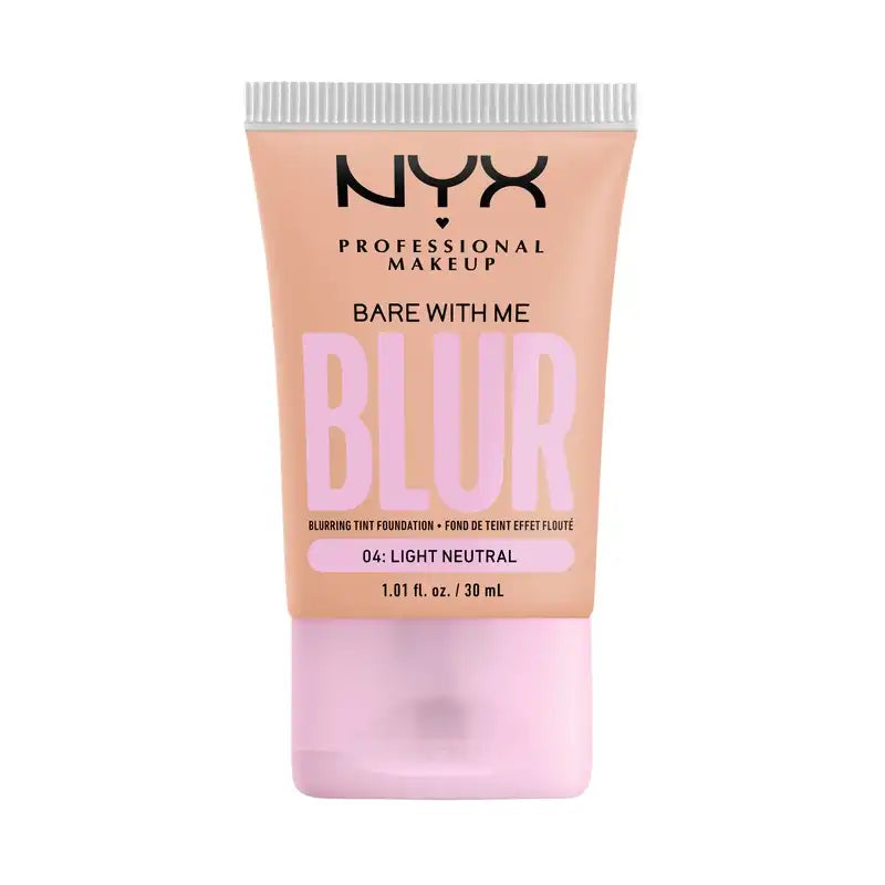 Nyx Bare With Me Blur Skin Tint, Fond de teint flou, fini mat, teinte 04 , 30 ml
