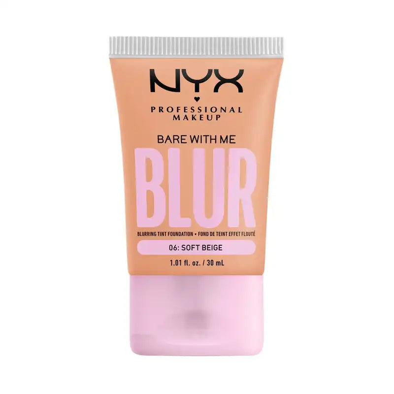 Nyx Bare With Me Blur Skin Tint, Fond de teint flou, fini mat, teinte 06 , 30 ml