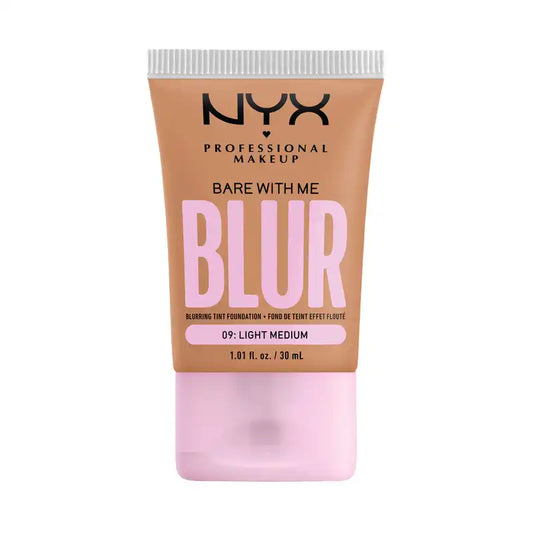 Nyx Bare With Me Blur Skin Tint, Fond de teint flou, fini mat, Teinte 09 , 30 ml