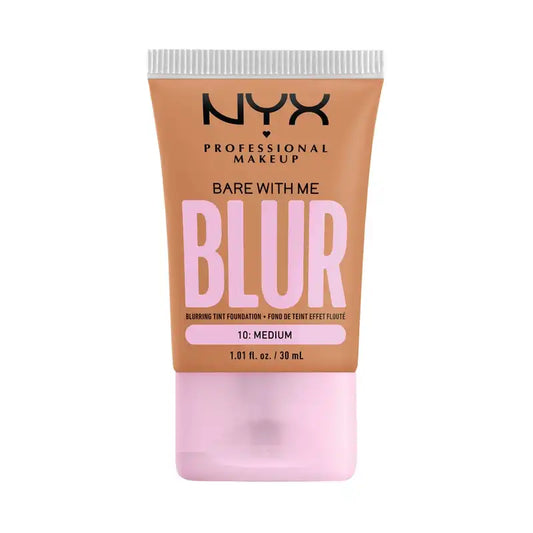 Nyx Bare With Me Blur Skin Tint, Fond de teint flou, fini mat, teinte 10 , 30 ml