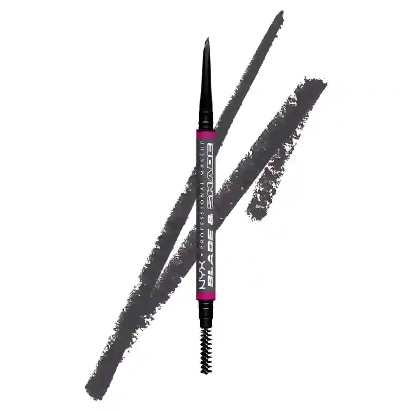 Nyx Blade & Shade Dual Pencil Crayon à sourcils, Grey 11 , 0,06 gr