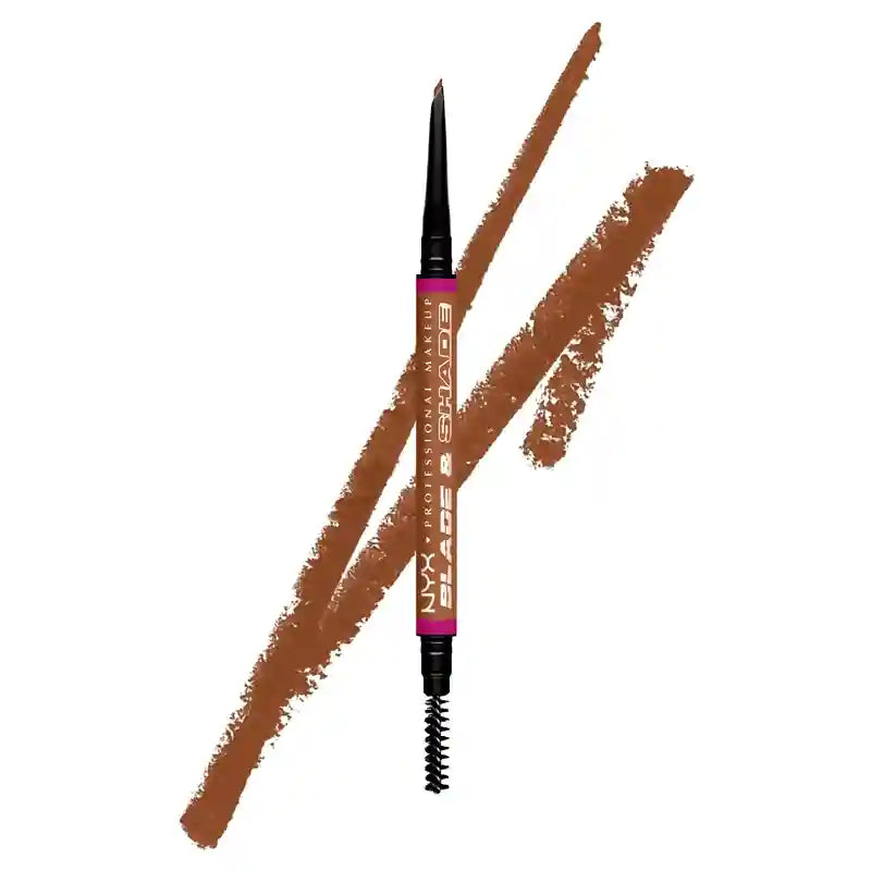 Nyx Blade & Shade Dual Pencil Crayon à sourcils Auburn 05 , 0,06 gr