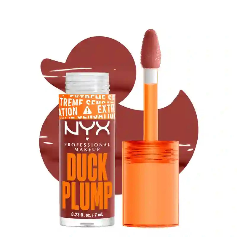 Nyx Duck Plump High Pigment Lip Gloss Volumising Gloss Brick Of Time 06 , 7 ml