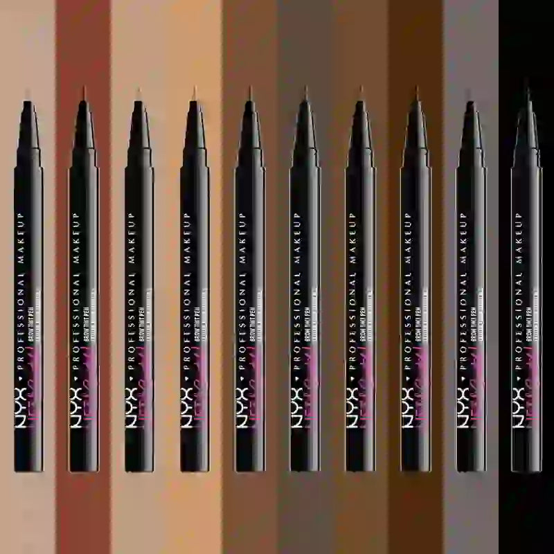 Nyx Brow Tint Pen Lift&Snatch ! Brow Tint Pen, Long Lasting 16H, Vegan Formula, Shade Ash Brown , 1 ml