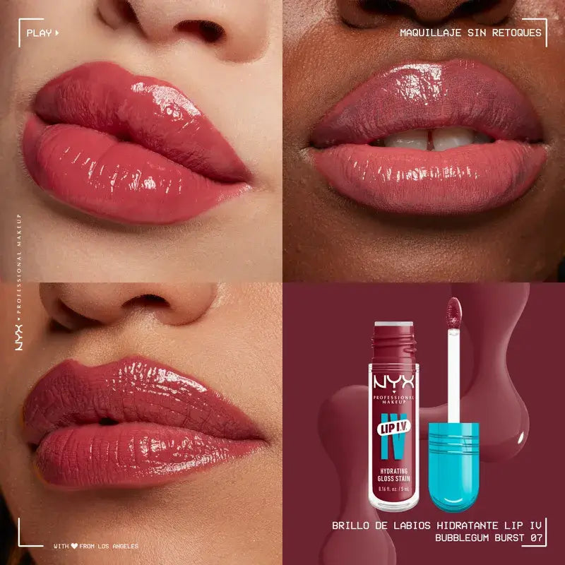 Nyx Lip Iv Rouge à lèvres Bubble Gum Burst Teinte 07 , 5 ml