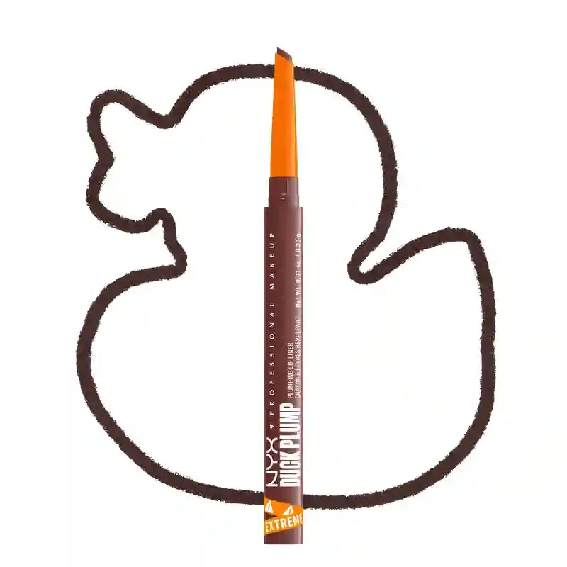 Nyx Duck Plump Volumising Lip Liner, crayon à lèvres, Dash Of Cocoa 08 , 0,33 g