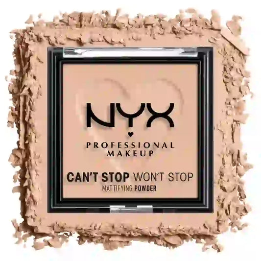 Nyx Professional Poudre matifiante Can'T Stop Won'T Stop. 6 gr