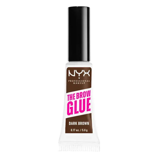 Nyx The Brow Glue, Gel à sourcils longue durée, Shade 03 Dark Brown , 5 gr