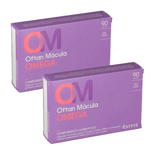 Oftan Macula Complément Alimentaire Oméga, 2 x 90 Capsules