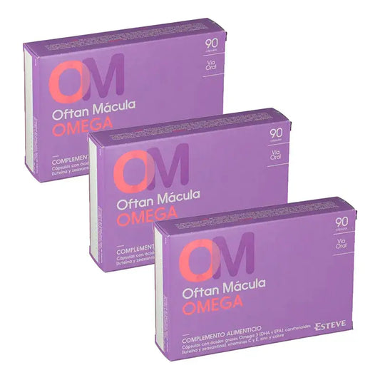 Oftan Macula Complément Alimentaire Oméga, 3 x 90 Capsules