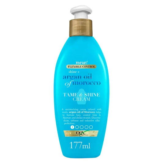 OGX Moroccan Argan Oil Shine Styling Cream, 177 ml