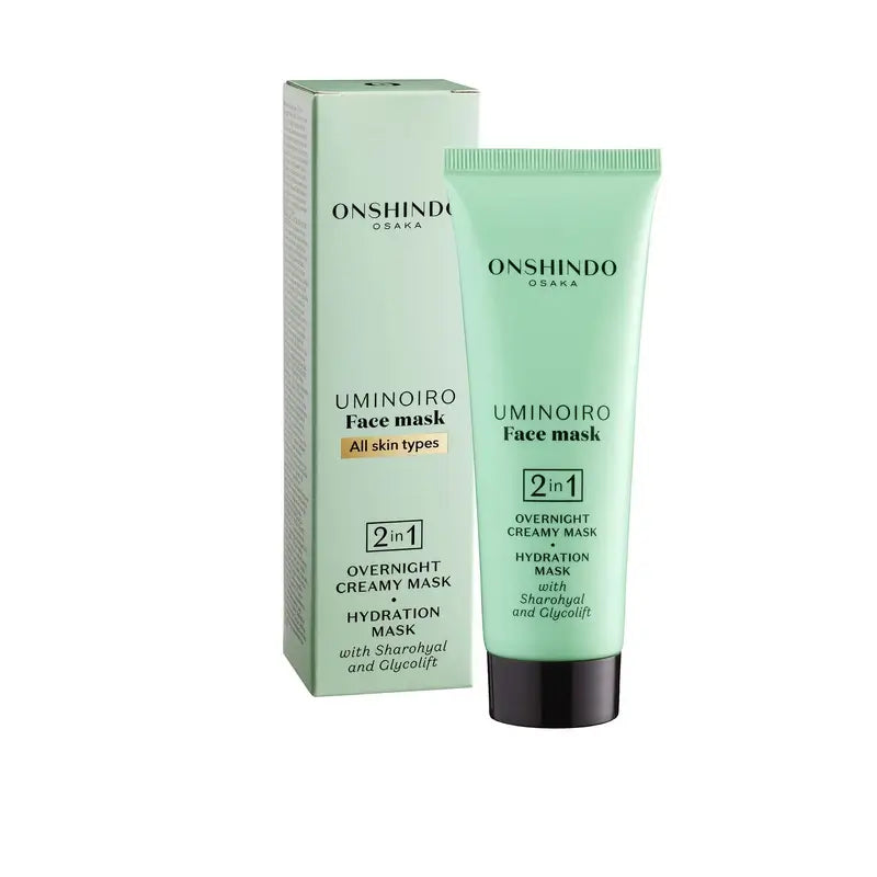 Onshindo Osaka Uminoiro Masque hydratant pour le visage, 75 ml