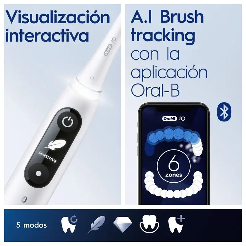Centre dentaire Oral-B Braun avec irrigateur et brosse à dents électrique Oral-B Io6