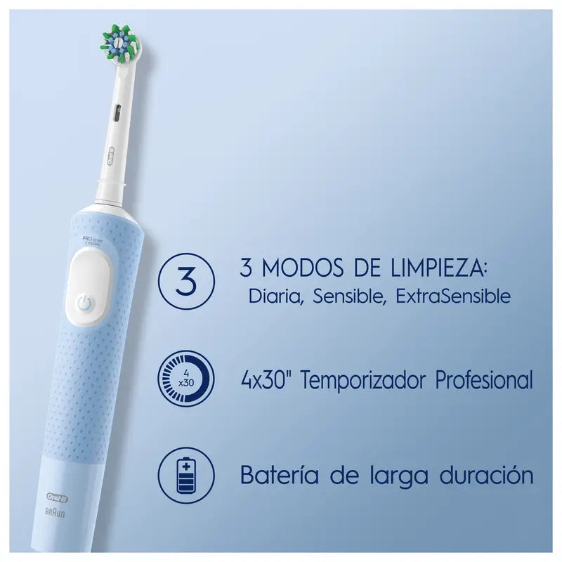 Oral-B Braun Brosse à dents rechargeable Braun Vitality Pro Bleu