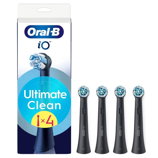Tête de brosse de remplacement Oral B iO Ultimate Clean Black, 4 pièces