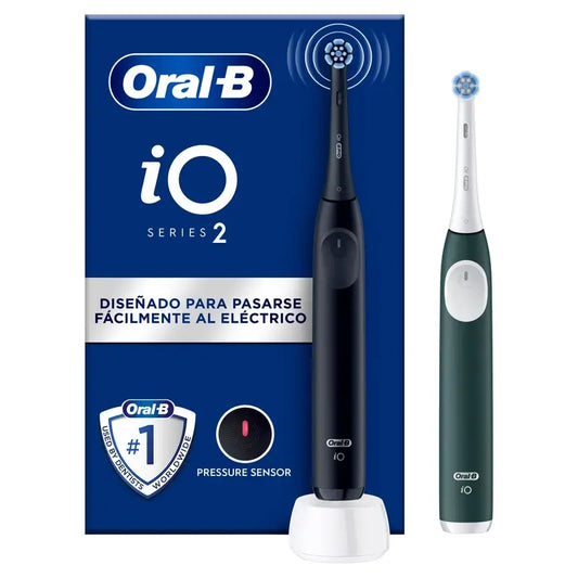 Oral-B Braun iO2 Double Night Pack Series Noir / Vert forêt