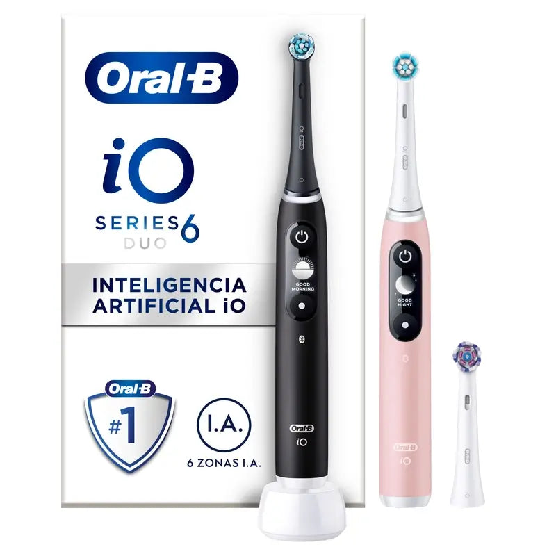 Oral-B Braun iO6 Duo Noir/Rose