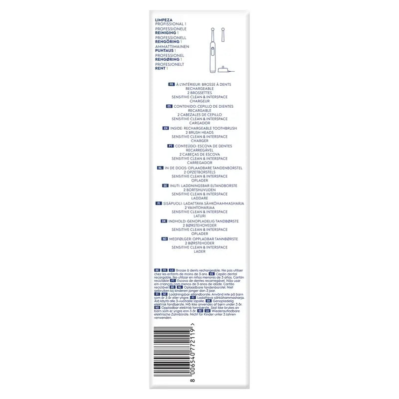 Brosse à dents électrique Oral-B Laboratory Professional Clean 1