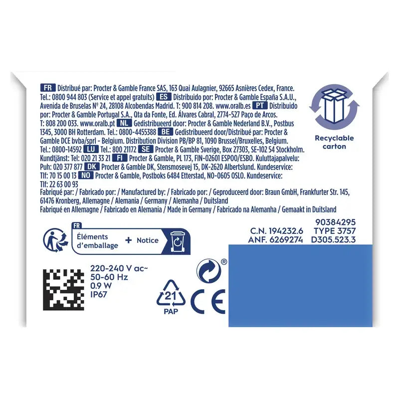 Brosse à dents électrique Oral-B Laboratory Professional Clean 1