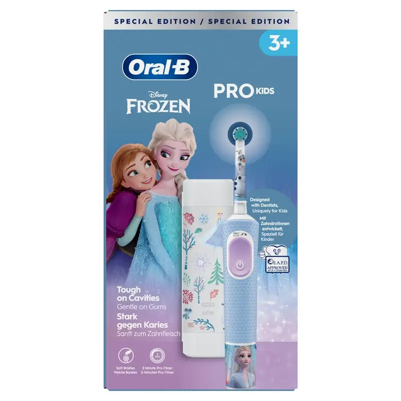 Brosse à dents électrique Oral-B Frozen + étui de transport