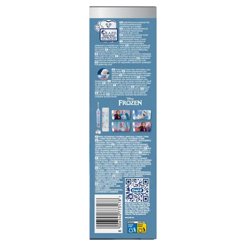 Brosse à dents électrique Oral-B Frozen + étui de transport