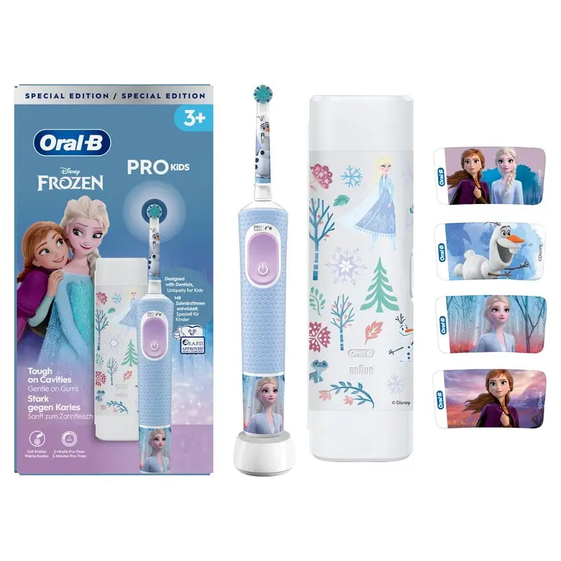 Brosse à dents électrique Oral-B Frozen + étui de transport