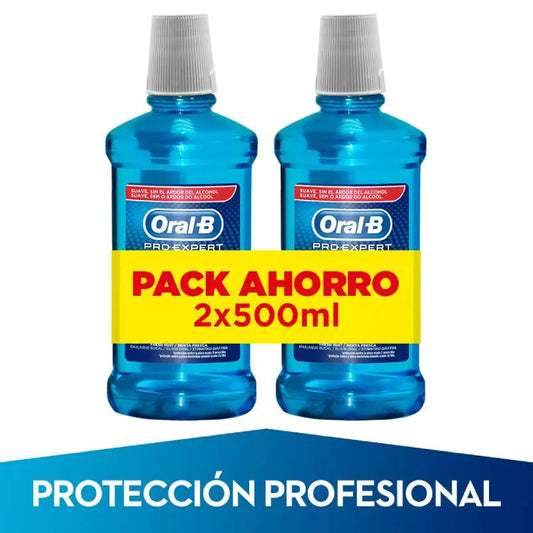 Oral-B Pro-Expert Professional Protection Bain de bouche 2X500 ml